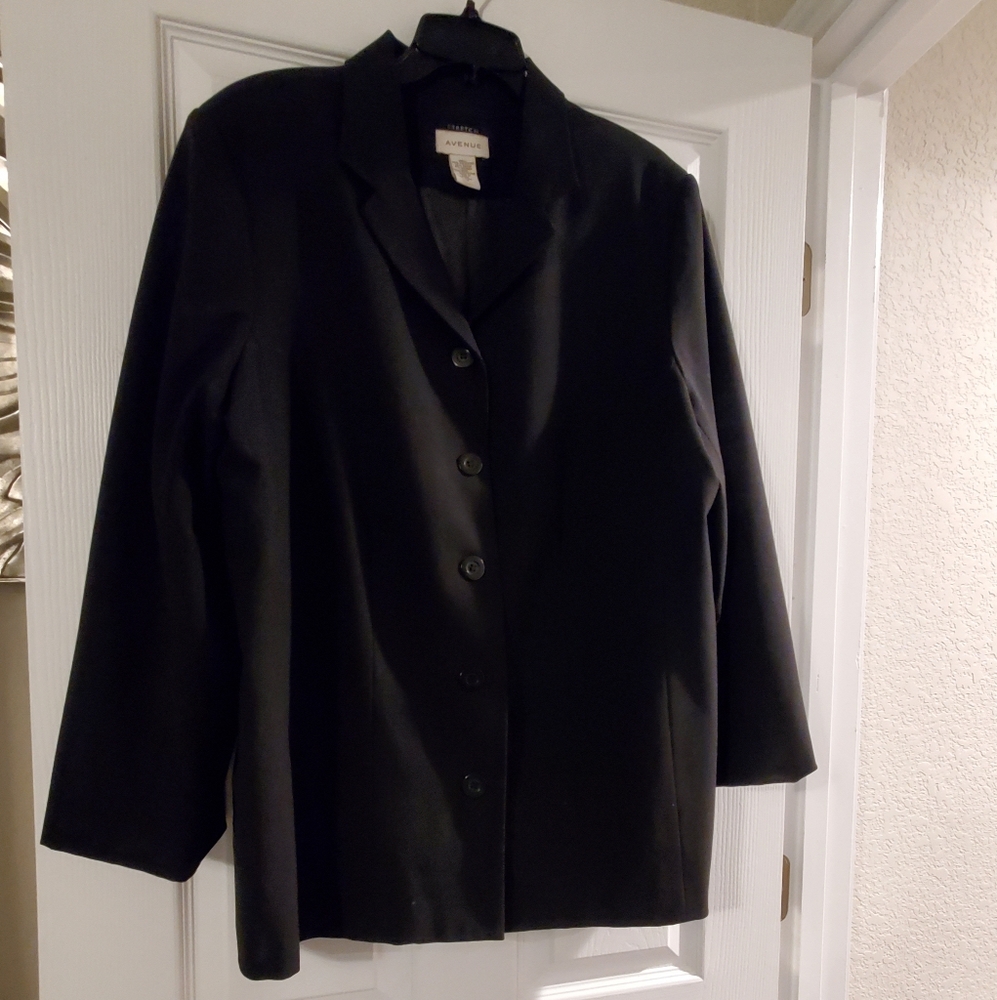 Black blazer-- check out the matching  pants